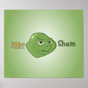 Sham Framed Print