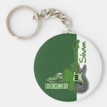Sham Rock. St. Patrick's Day Gift Keychain