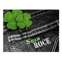 Sham Rock . St. Patrick's Day Postcard