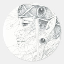 Shaman angel guide sticker