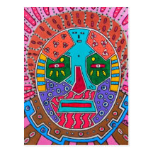 Shaman Mask Post Cards