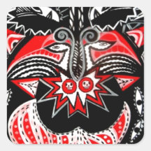 Shaman Visions Square Sticker