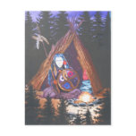 Shaman Wearing a White Man Mask postcards