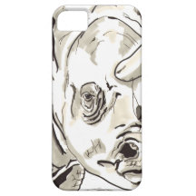 Shamanic Spirit of Rhino iPhone 5 Case