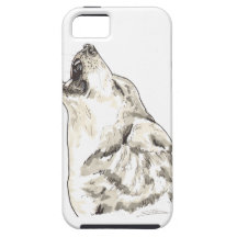 Shamanic Spirit of Wolf iPhone 5 Covers
