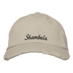 Shambala Distressed Hat embroidered hats