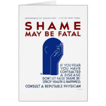 Shame May Be Fatal 1937 WPA Cards