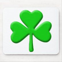 shamrock 3d mouse mats