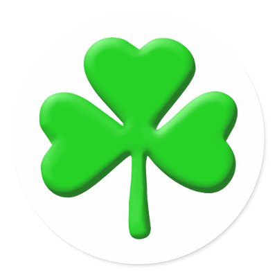 shamrock 3d Sticker