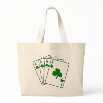 Shamrock Aces Canvas Bags