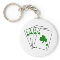 Shamrock Aces Keychains