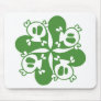 Shamrock And Skulls Mousepad