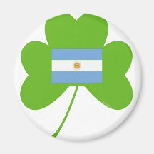 Shamrock-Argentina Magnet