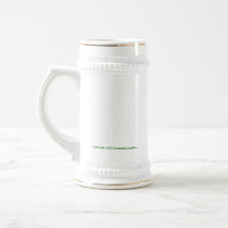 Shamrock Beer Stein Mug