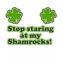 Shamrock Boobs womens funny