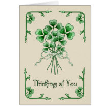 Shamrock Bouquet Cards