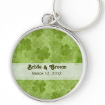 Shamrock Bride & Groom Keychain
