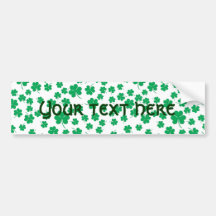 Shamrock Bumper Sticker