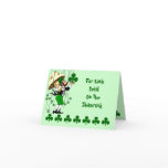 Shamrock Card Irish Blessing St. Patrick's Day