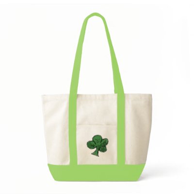 Shamrock copy canvas bag by Moondial