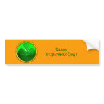 Shamrock detail from SAINT PATRICK'S CELTIC HEART bumper stickers
