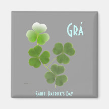 Shamrock Evergreen Magnets