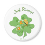 Shamrock Flower Magnet