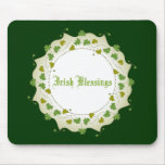 Shamrock Garland mousepads