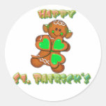 SHAMROCK GIRL HAPPY ST. PATRICKS by SHARON SHARPE Stickers