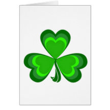 Shamrock Glory Greeting Card