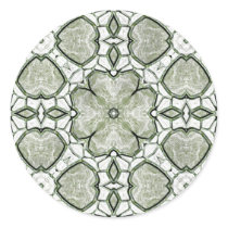 Shamrock Granite Round Sticker
