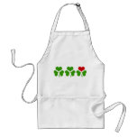 Shamrock Heart aprons