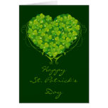 Shamrock Heart Greeting Card