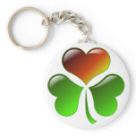 Shamrock Heart keychains