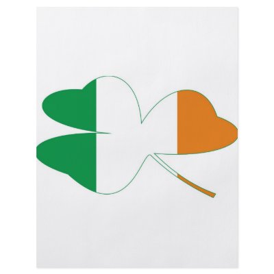 Shamrock Irish Flag Custom Flyer by McBain