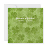 Shamrock Irish Wedding Invitation