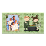 Shamrock Kids - Customize Photo photo cards