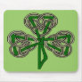 Shamrock Knot Cross Mouse Pad