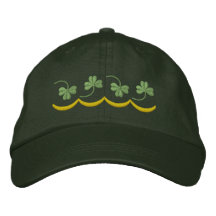 Shamrock Line Embroidered Hats