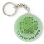 Shamrock Lucky Charm Keychain