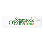 Shamrock Obama 2008 bumper stickers