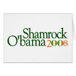 Shamrock Obama 2008 cards