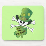 Shamrock Skull mousepads