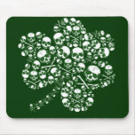 Shamrock Skulls mousepads