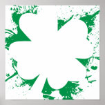 Shamrock Splatter posters