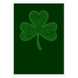 Shamrock St. Patrick's Day business cards
