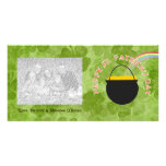 Shamrock St. Patrick's Day Photo Card photo cards