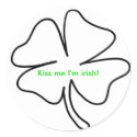 shamrock st. patricks day stickers