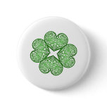 Shamrock Swirls buttons
