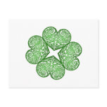 Shamrock Swirls postcards